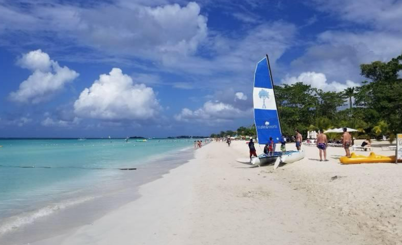 Seven Mile Beach in Negril, Jamaica